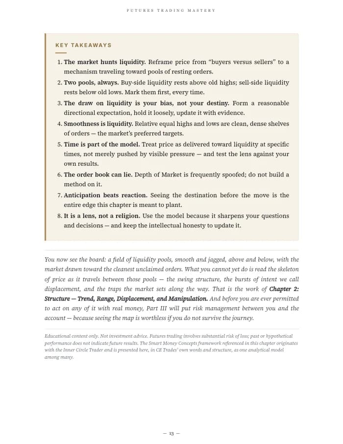 Key takeaways summary page from a chapter